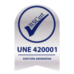Certificación UNE 420001 de Asesoría Unidad (BSCert)